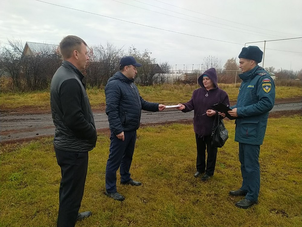 В Наровчатском районе продолжается работа по профилактике пожарной безопасности в жилом секторе