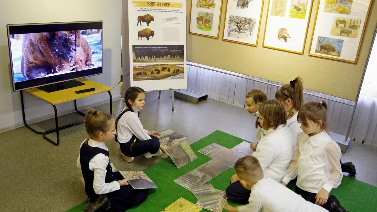 В Музейно-выставочном центре Серпухова прошло торжественное открытие интерактивной выставки «Зубр возвращается»