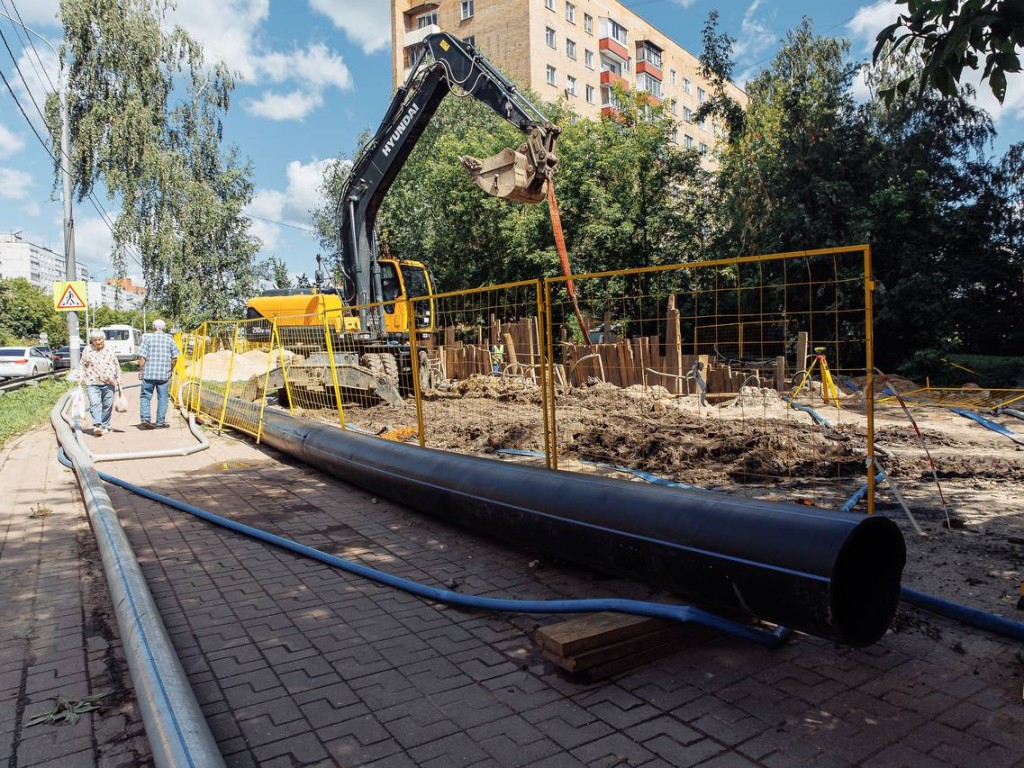 В Орехово-Зуеве завершается ремонт канализационного коллектора