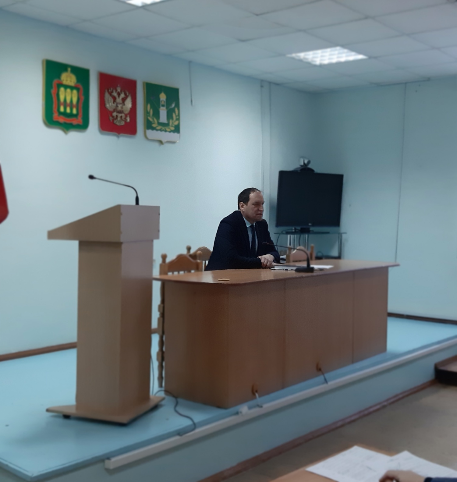 Глава администрации Лунинского района Алексей Атясов провёл еженедельное совещание