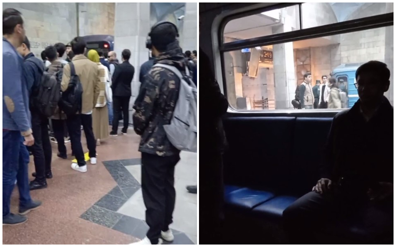 Почему остановилось метро. Tashkent Subway. Полиция в метро остановили не русский