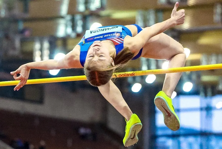Два метра на спор! Питерская прыгунья в высоту Мария Кочанова взяла гроссмейстерский рубеж | ФОТО Софьи Сандурской/ТАСС