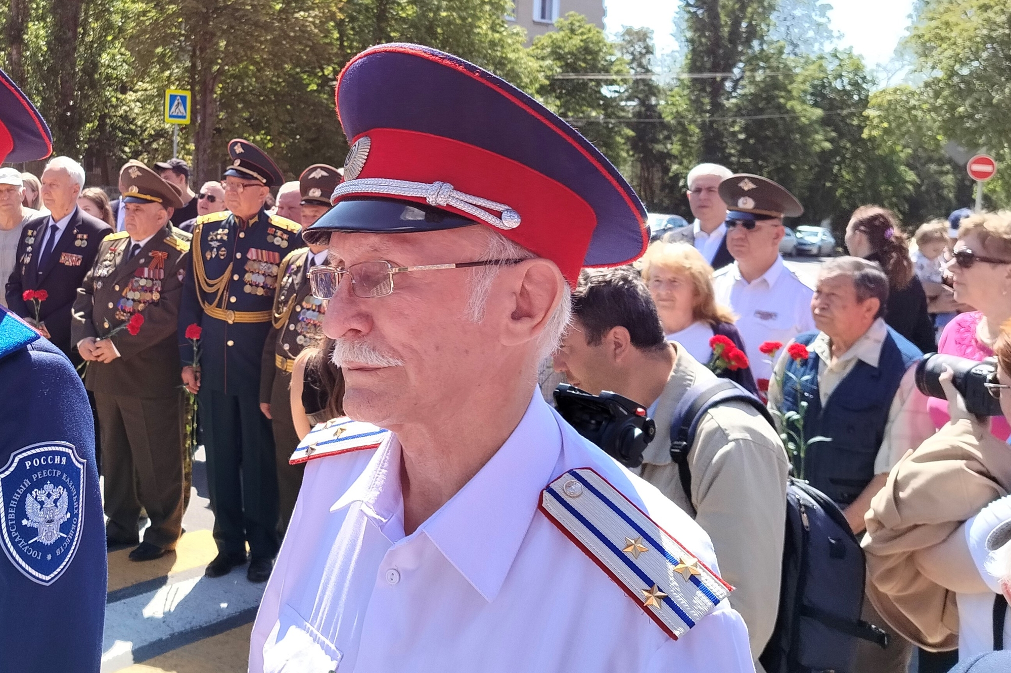 Торжественное открытие памятника Герою Советского Союза, генералу армии Якову Григорьевичу Крейзеру в г. Новочеркасске