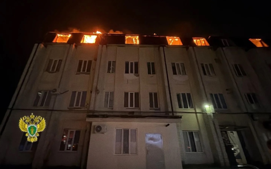 Прокуратура организовала проверку по факту пожара в жилом доме в Дагестане