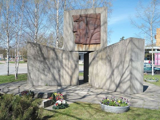 Памятник неизвестному солдату в городе Силламяэ