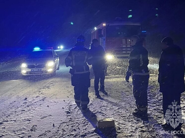 В Палехском районе на трассе столкнулись сразу четыре автомобиля