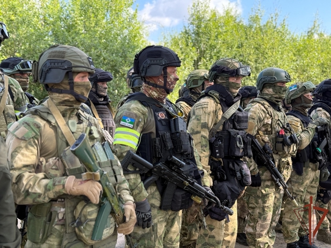 Росгвардия приняла участие в тактико-специальном учении в Республике Коми