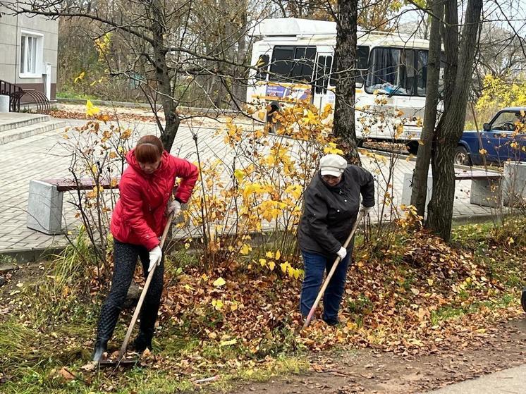 Субботник прошёл в Пыталовском округе