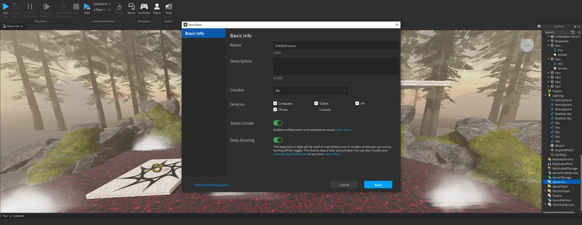 Roblox Studio для начинающих: пошаговое руководство
