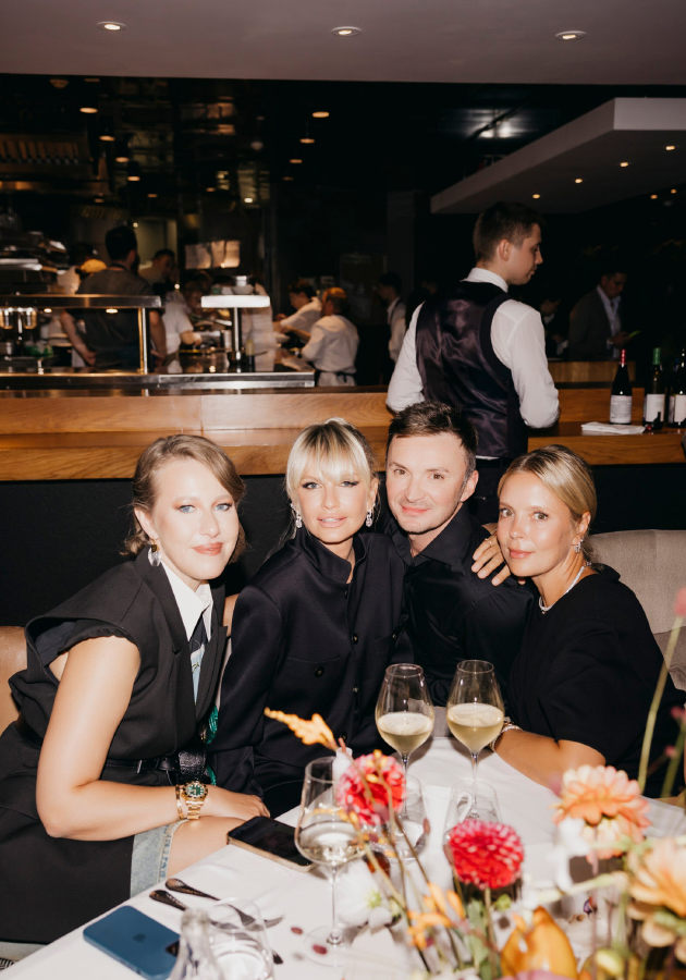 Ксения Собчак, Яна Расковалова, Евгений Заболотный и Виктория Манасир