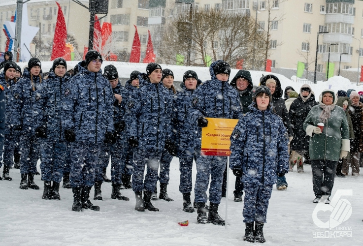 Подшефные классы Управления Росгвардии по Чувашской Республике приняли участие в патриотическом фестивале 