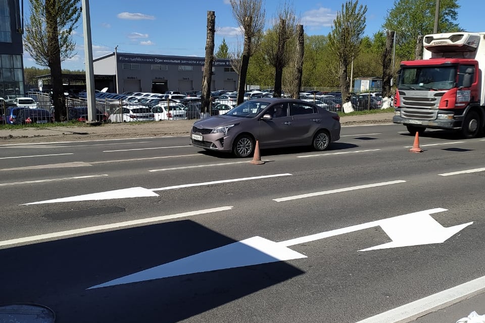 ​Началось обновление разметки на дорогах Ярославской области