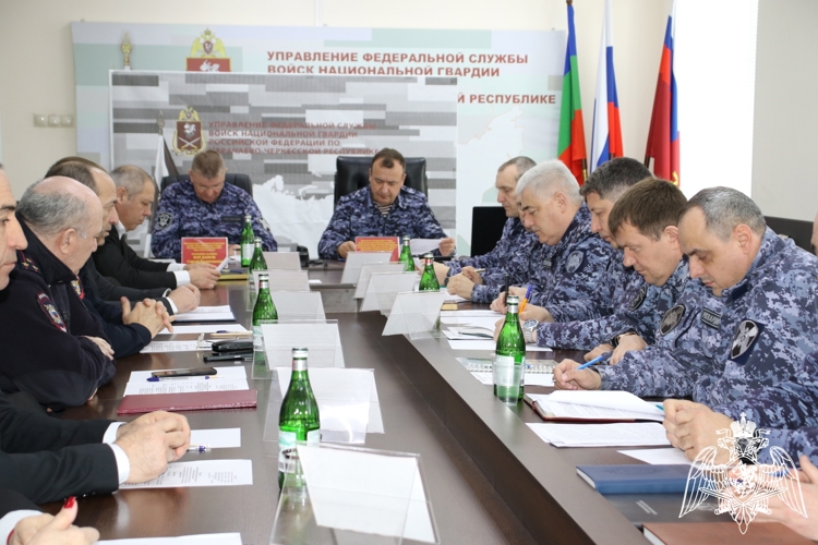 В Управлении Росгвардии по Карачаево-Черкесской Республике прошло заседание Оперативного штаба 