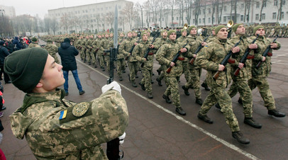 Новобранцы ВСУ