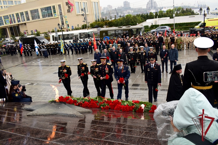 В Приморье с участием росгвардейцев проходит серия мероприятий, посвященная Дню Победы 