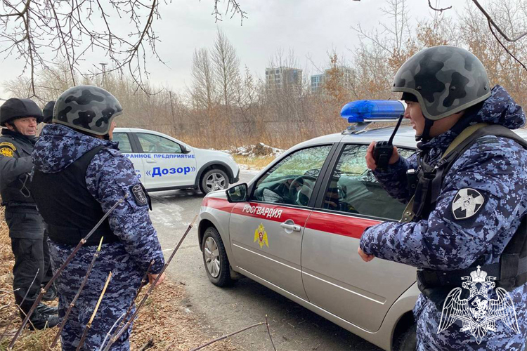 Росгвардия в Тюмени приняла участие в межведомственных учениях