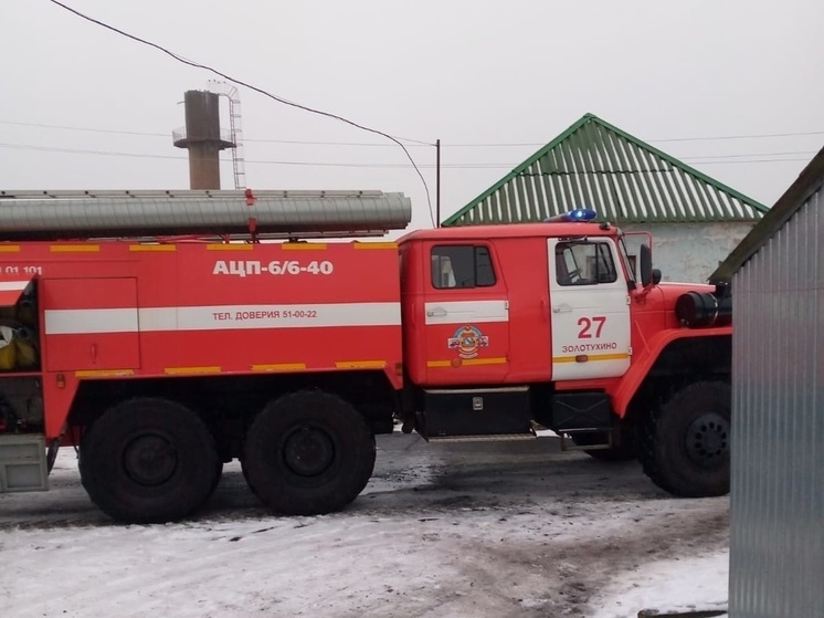 В Курской области случился пожар на территории монастыря