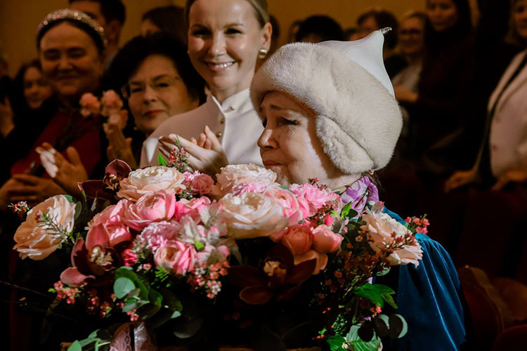 Концерт посетила вдова Бигичева — народная артистка РТ Зухра Сахабиева