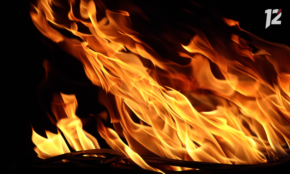 В Называевском районе загорелось сено 