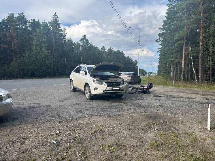 В Кургане подросток на мотоцикле пострадал в ДТП