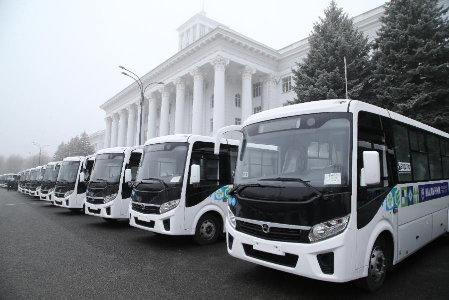 Парк общественного транспорта Кабардино-Балкарии пополнился новыми автобусами