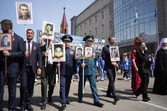 Иркутяне смогут присоединиться к колонне «Бессмертного полка» в трех точках