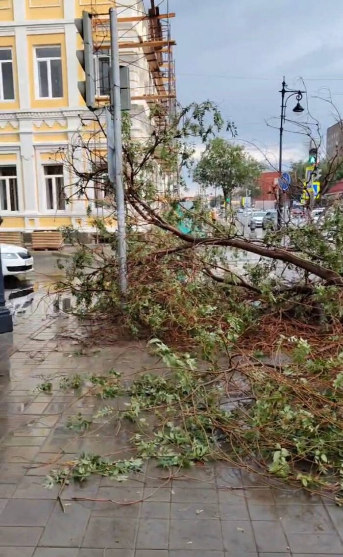 Ливень в оренбурге. Фото потопа на улице Кузнечная в Оренбурге.