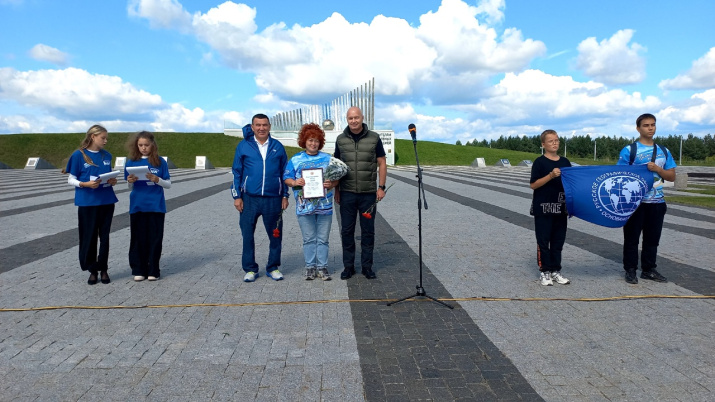 Участники третьего велопробега «Тропа Памяти». Фото: Чувашское республиканское отделение РГО