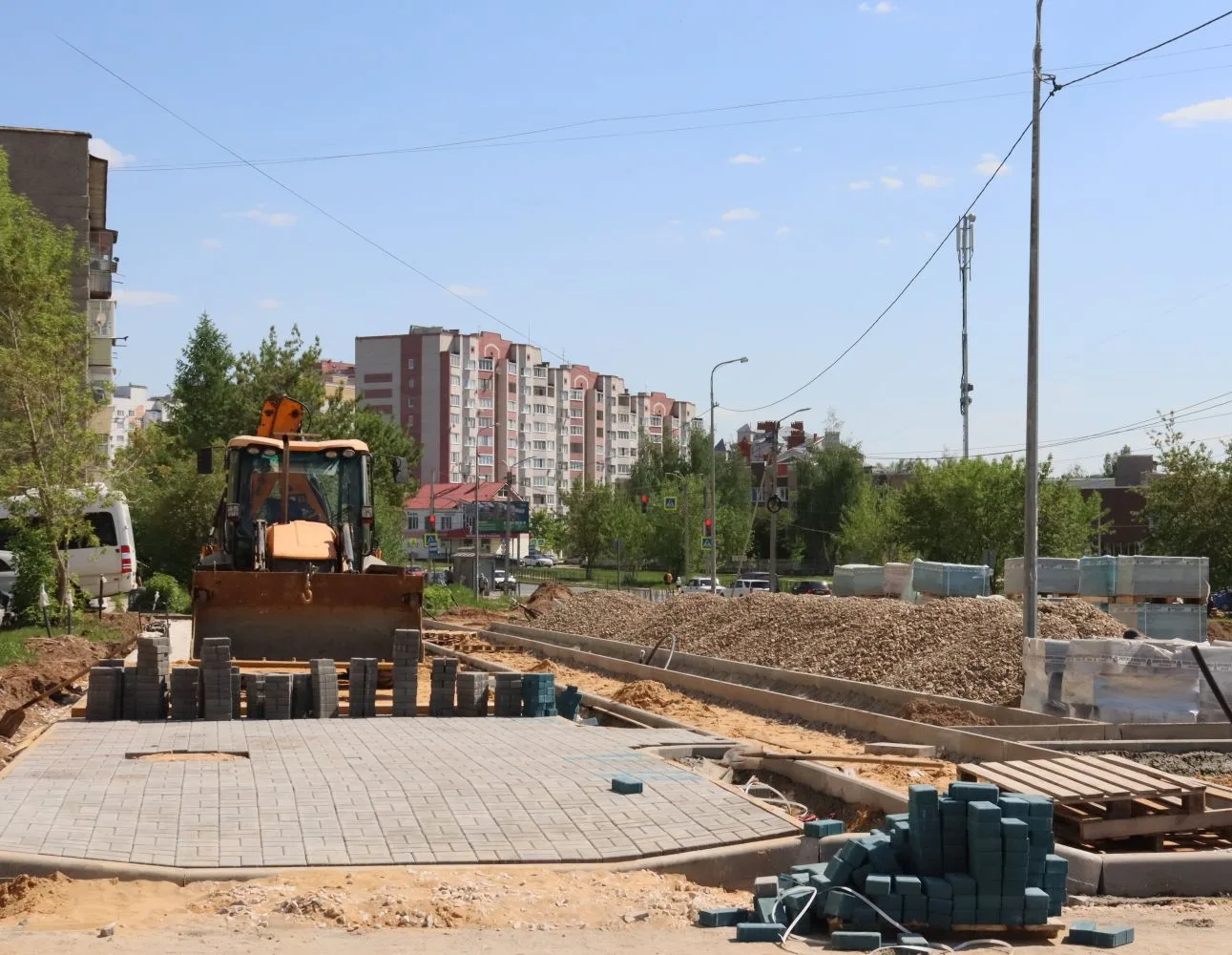 Южная часть Коврова обретает новый облик