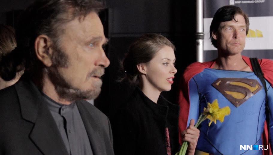 Франко Неро, нижегородка Наталья Дар и Крис «Супермен» на фестивале Капри в Голливуде — представляют короткометражку «Дуэль»