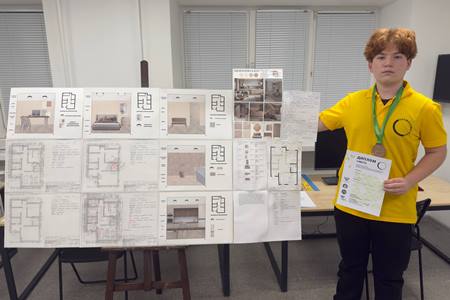 На базе детской школы КГАСУ «ДАШКА» прошел региональный чемпионат по профмастерству «Профессионалы»
