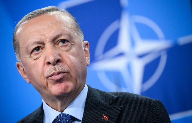 Реджеп Эрдоган на саммите НАТО