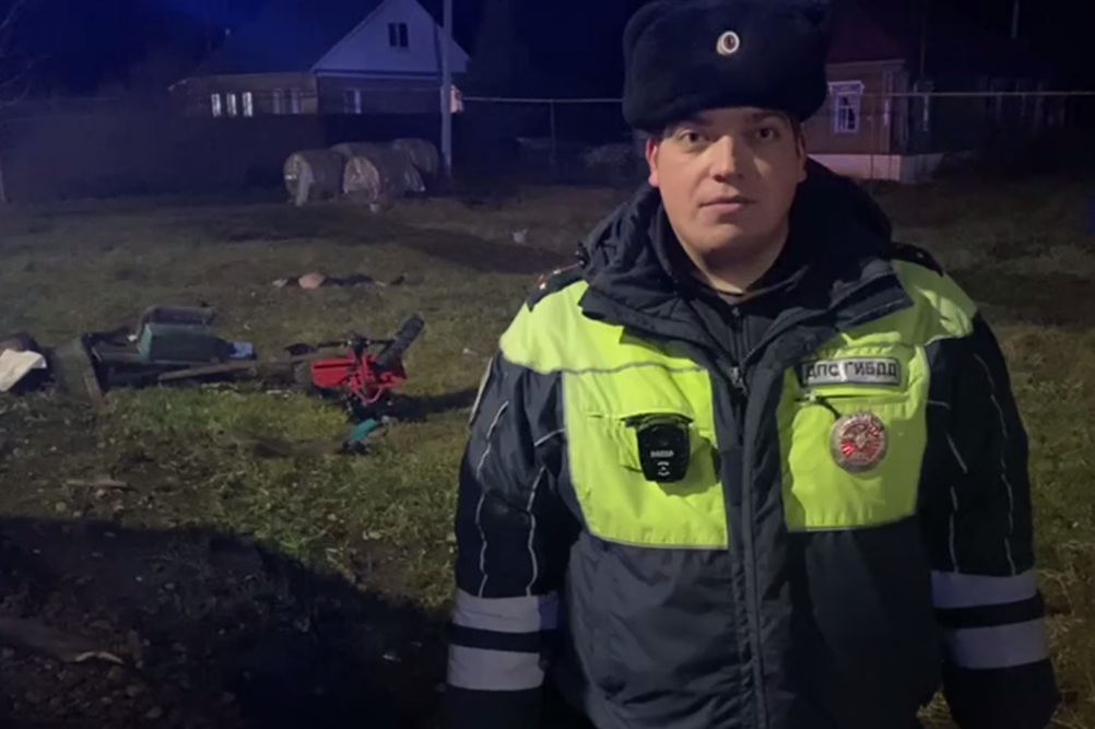 Газель влетела в мотоблок в Большеболдинском районе: погибли два человека