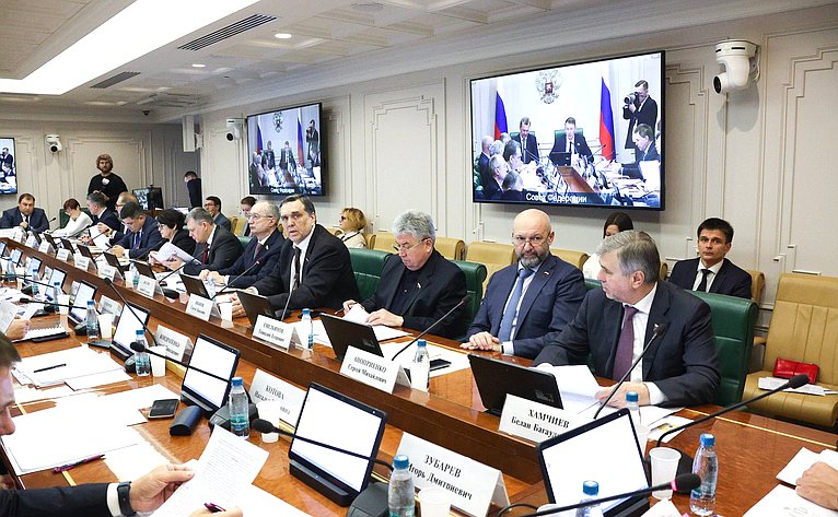 Заседание Комитета Совета Федерации по аграрно-продовольственной политике и природопользованию