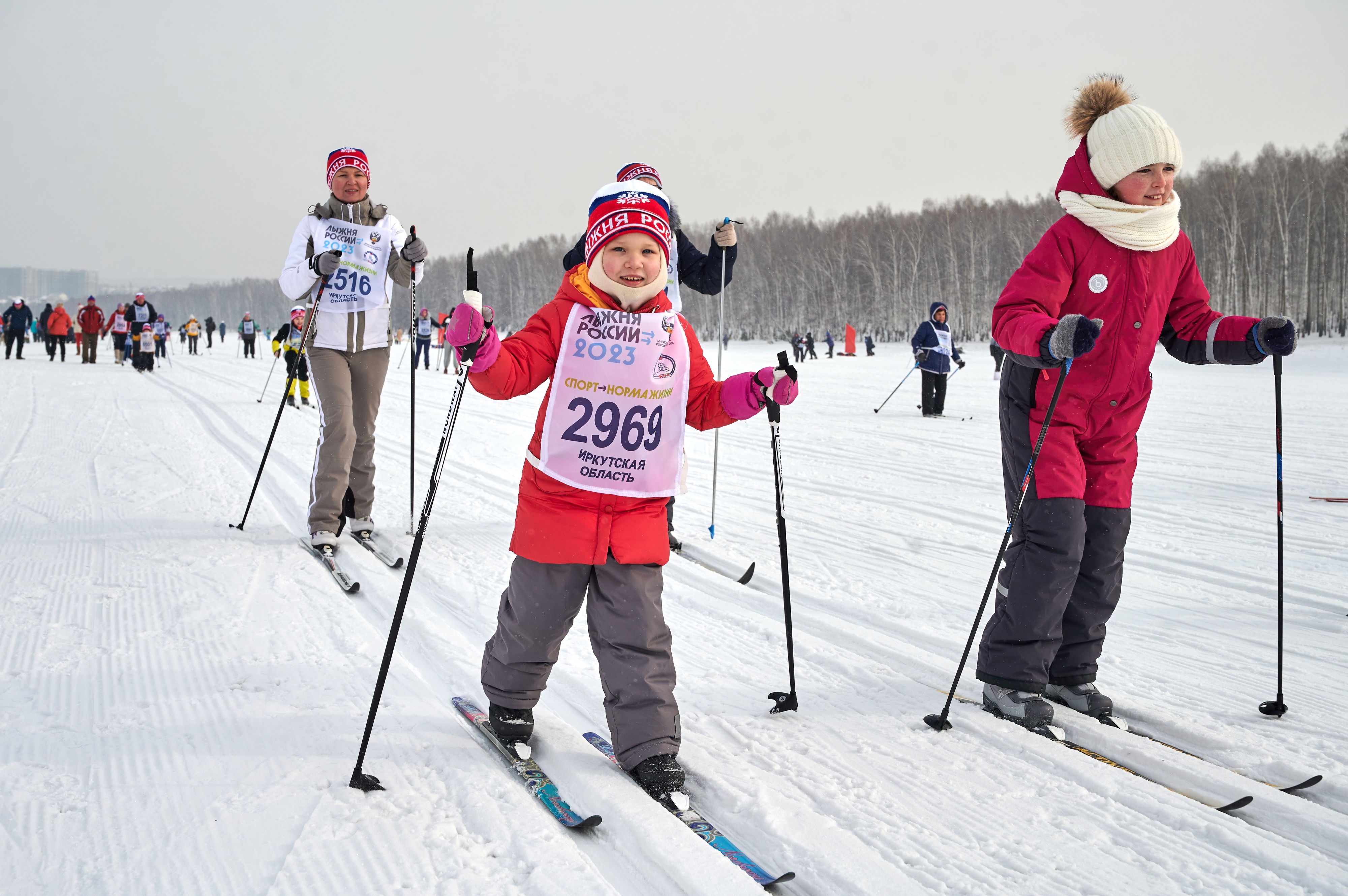 Семейный забег пройдет в рамках XLII Всероссийской массовой гонки «Лыжня России»