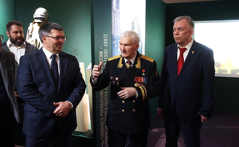 Николай Журавлёв принял участие в церемонии открытия выставки «Группа «Альфа». Первые полвека» в Музее современной истории России