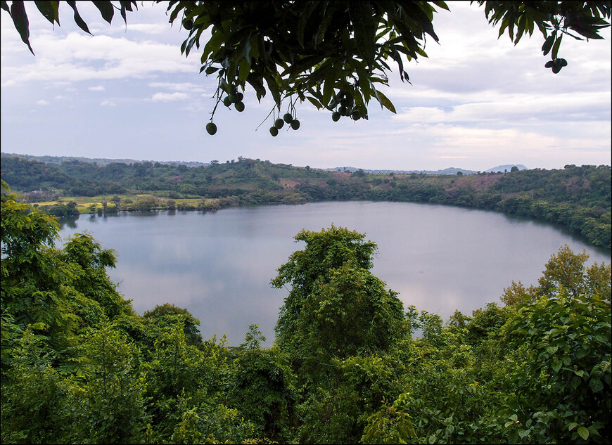 Под манговым деревом с видом на озеро Lac Anjiavibe