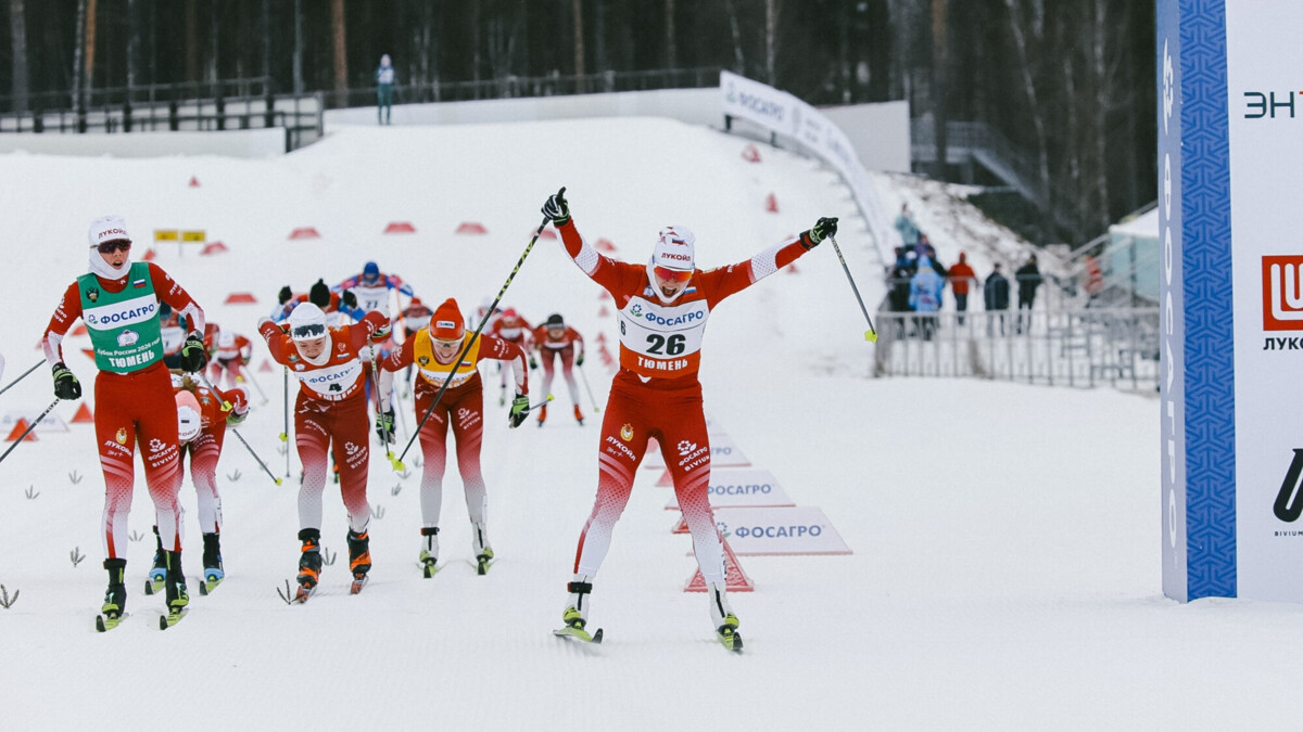 Лыжница Плечева выиграла масс‑старт на втором этапе Кубка России в Тюмени