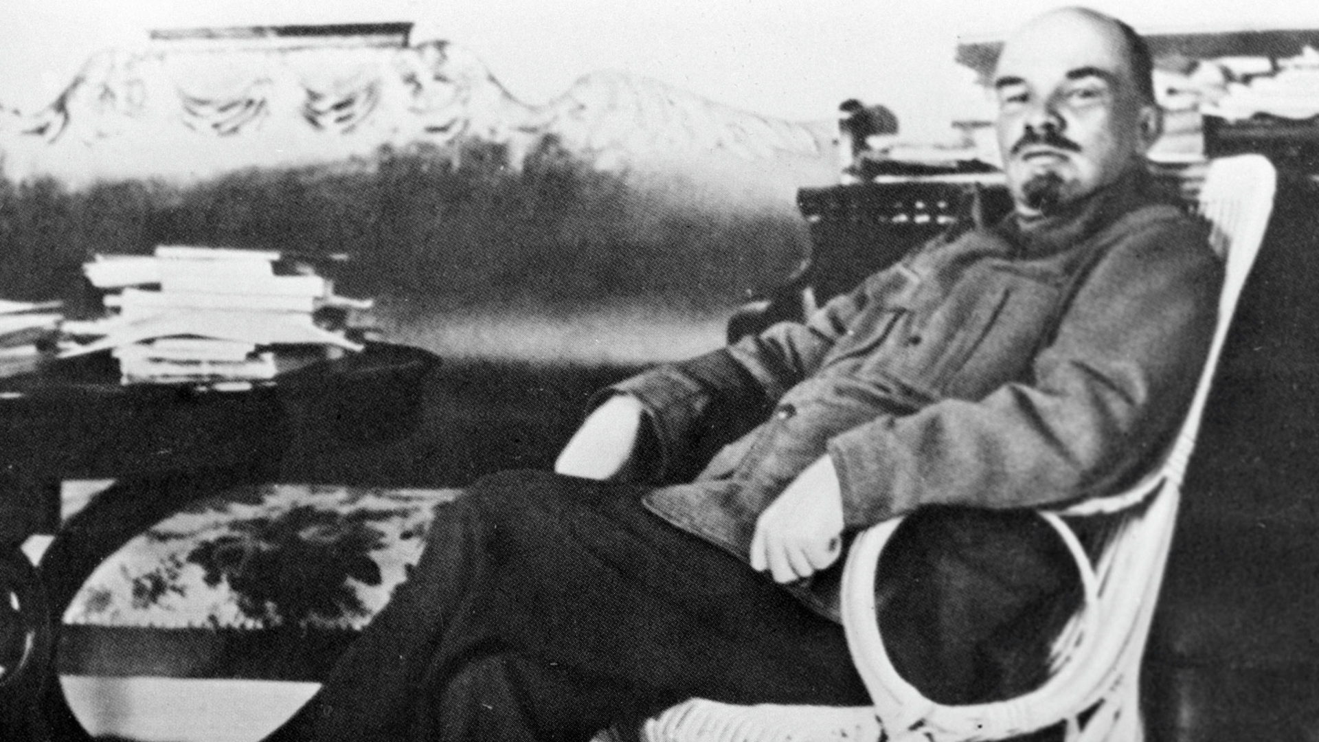 Ленин 1923. Ленин в Горках 1923.