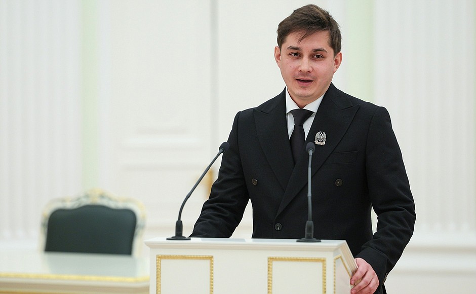 Премии Президента для молодых деятелей культуры 2022 года удостоен режиссёр Айдар Заббаров.