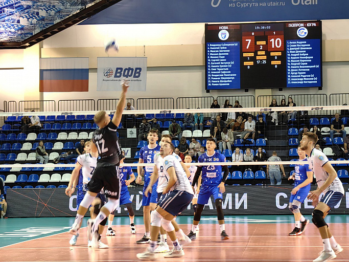 Волейболисты «Газпром-Югры» победой открыли новый сезон в Суперлиге 