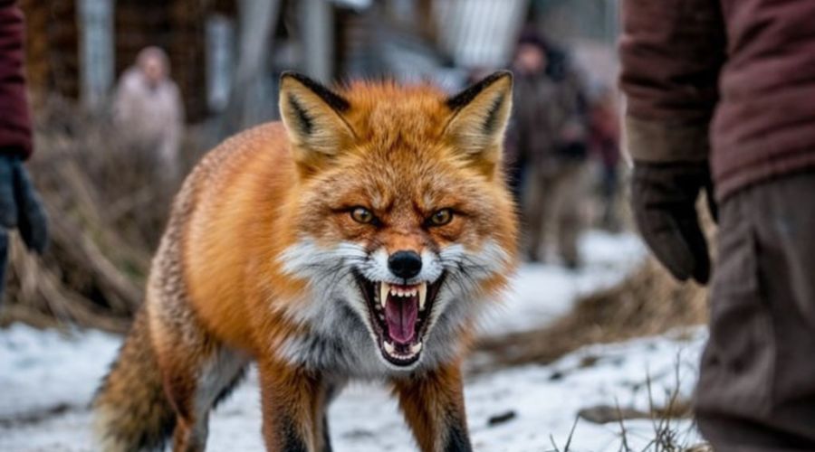 бешеная лиса