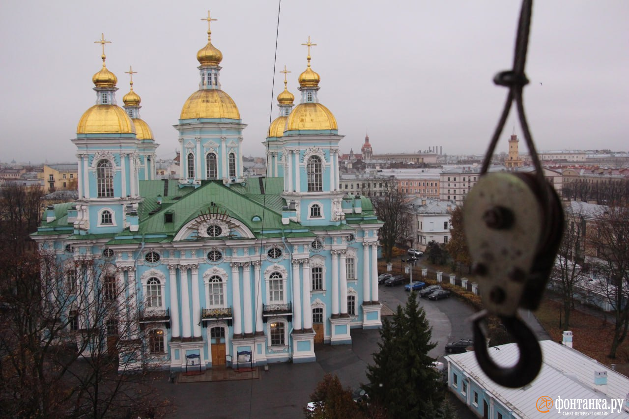 Никольский собор ночью Омск