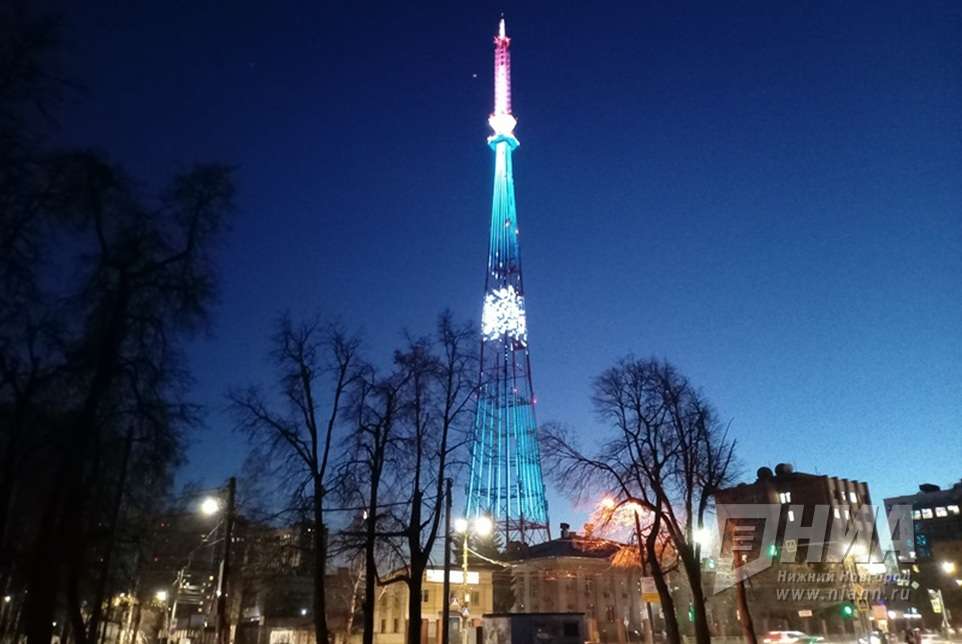 Нижегородская телебашня зажжет огни в честь «Ночи музеев» 16 мая