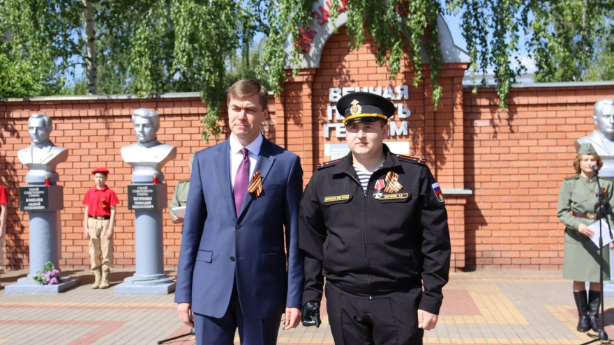 Орденом Мужества награждён боец из Лисок Воронежской области