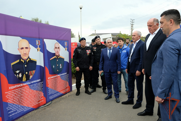 В открытии Северо-Кавказского молодежного форума «Каспий – 2024» приняли участие сотрудники Росгвардии