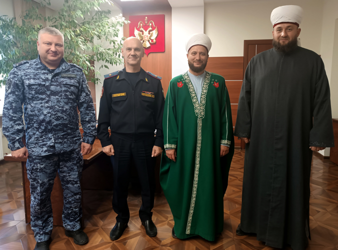 Начальник Управления Росгвардии по Пермскому краю провел рабочую встречу с Муфтием Пермского края