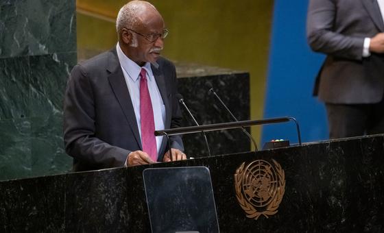 Председатель Генассамблеи ООН Филемон Янг. 