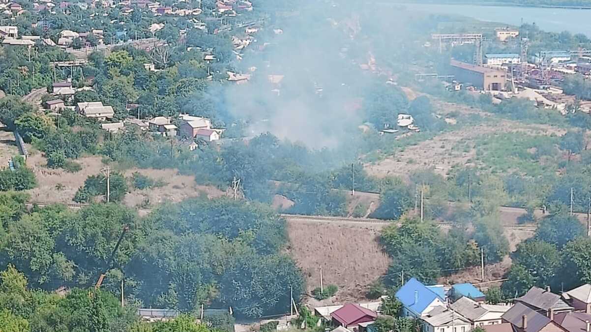 Пожар в александровке