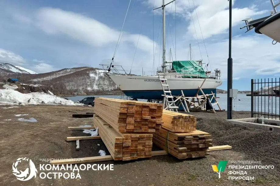Песцы, стройка и тонны тушёнки: учёные штурмуют необитаемый остров Медный. Фото: Национальный парк 